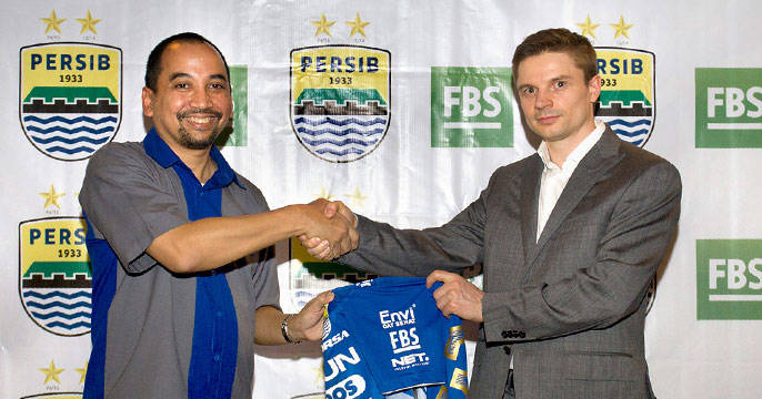 FBS menjadi sponsor resmi Persib! Bermain di super liga Forex!