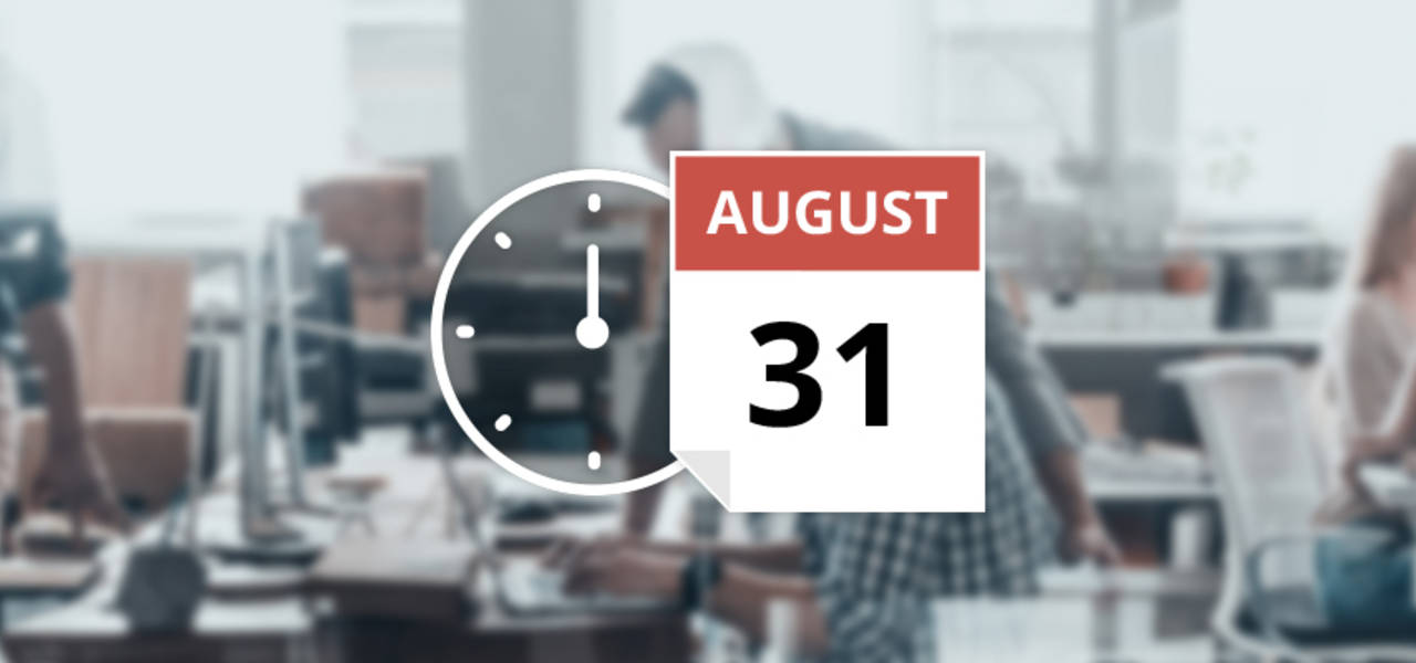 Jam kerja Bagian Finansial FBS tanggal 31 Agustus